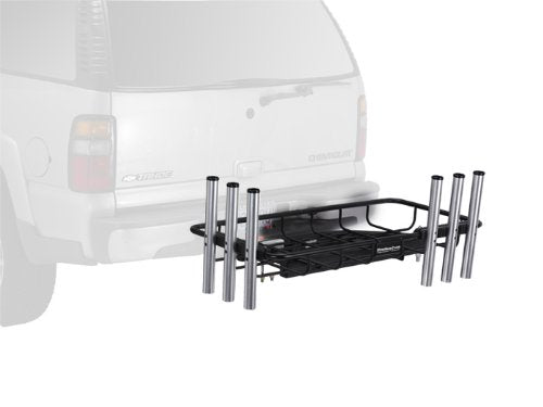 StowAway Carriers Hitch Mount Rod Holder Swingaway Frame Black