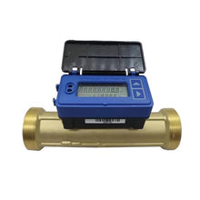 Water Flow Meter, Ultrasonic Remote Transmission Liquid Flow Water Meter Intelligent RS485 Output for Agricultural Irrigation,for Outdoor Garden Hose Watering(DN32mm)