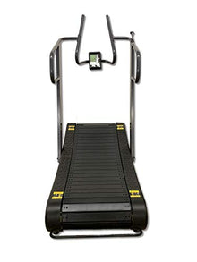 SB Fitness Equipment CT400 Self Generated Curved Commercial Exercise Treadmill Black