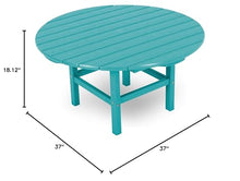 Ivy Terrace™ Round 37" Conversation Table in Aruba