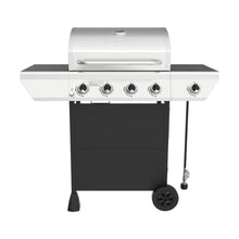 Nexgrill Propane 4-Burner Gas Grill, Side Burner and Stainless Steel Lid