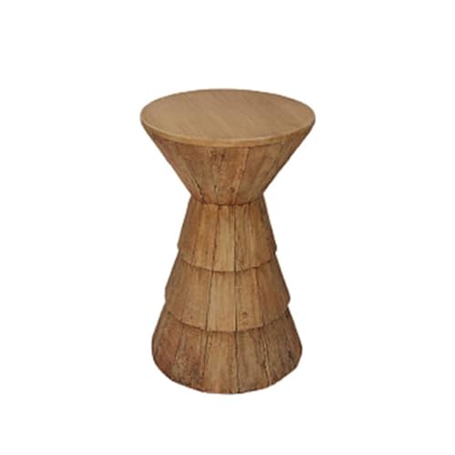 WGTYOA Imitation Wood Grain Modelling Edge a Few Art Angle Several Living Room Sofa Round Tea Table