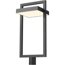 Z-Lite 1 Light Outdoor Post Mount Fixture 566PHXLR-BK-LED
