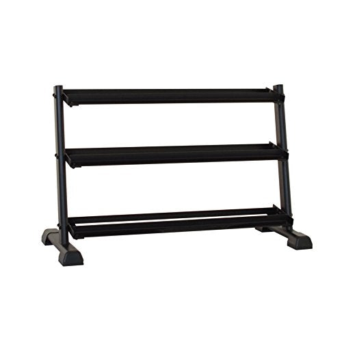 Inspire Fitness 3-Tier Dumbbell Rack Black