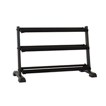 Inspire Fitness 3-Tier Dumbbell Rack Black