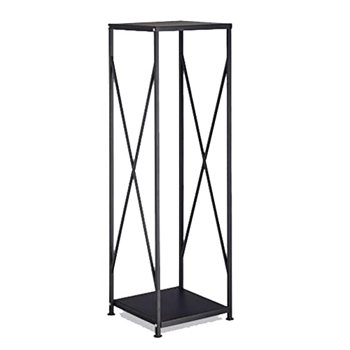 DJVHSRI Metal Wood Rack Holders Tools 44 Inch Tall Heavy Duty Firewood Holder Black Hearth Accessories Rectangle Log Wood Stacker,