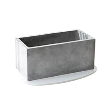 ZOCWJK Planter Pots Plant Pots Rectangular Cement Flower Pots Large Outdoor Indoor Flower Green Cultivation Planters Solid Color Simple for The Garden/Home/Office Flower Plant,J