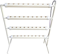 Hydroponics Growing System Hydroponic Grow Kit, 36 Holes Pipe Grow Kit Indoor Greenhouse Planting Box Gardening System Nursery Pot Hydroponic Rack Hydroponic Tower