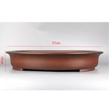 thalo Planter Pots Plant Pots Purple Clay Bonsai Planter 22in Handmade Oval Planter Purple Clay Plant Pots Plant Container Accessories
