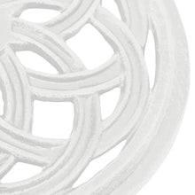 JHNKOJ Home & Garden,Umbrella Base White 44X44X31 Cm Cast Iron