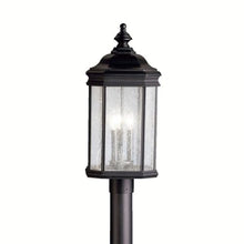 Kichler 9918BK Kirkwood Outdoor Post Mount 3-Light, Black