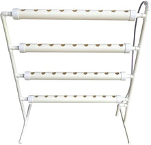 FLTRGO Hydroponics Growing System Hydroponic Grow Kit, 36 Holes Pipe Grow Kit Indoor Greenhouse Planting Box Gardening System Nursery Pot Hydroponic Rack Hydroponic Tower