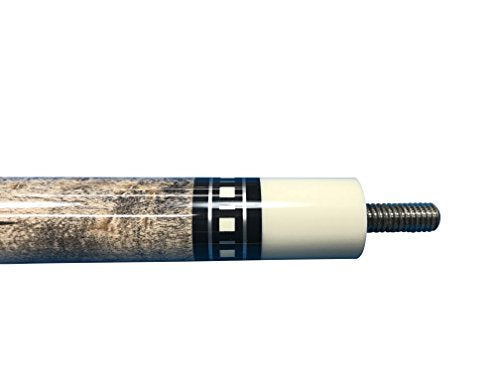 Meucci Handcrafted Billiards Pool Cue Stick w/PRO Shaft - Smoke Grey Stain