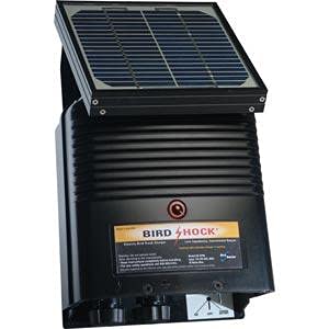 Bird Barrier Solar Charger – 12Vdc Solar Power Bank with Bottom Connectors – Powers 1000ft Track – User-Friendly On Off Switch – Ideal Solar Battery Charger for Smaller Projects
