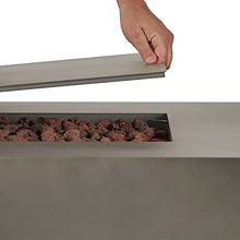 Lakeview Elysian 70-Inch Rectangle Natural Gas Fire Table - Mist Gray - (Ships as Propane w/NG Conversion Kit) - SC-C9814NG-MGRY