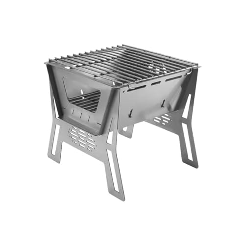 ZTHYSHXA Charcoal Grills Home Barbecue Rack Outdoor Stove Portable Folding Camping Equipment Small