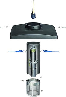 Scott Aerator Amherst 1 HP 230V Large Pond Fountain Maintenance-Free Stainless Steel with 200 Ft. Electric Cord
