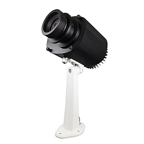 LED Logo GOBO Rotating Projector Outdoor IP65 Waterproof Including Free Custom Glass GOBO to Project Image for Company Bar Wedding Advertising 50w