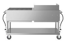 60 in. 8-Burner Commercial Outdoor Propane Gas Grill with 30 in. Griddle in Stainless-Steel, ETL Listed (CGKIT6-G30)