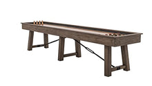 Empire USA Plank & Hide Shuffleboard Table (12') Silvered Oak