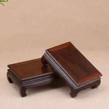 QUANGJN Pcs Plants Saucers Solid Wood Base Vase Bonsai Buddha Base Crafts Ornaments Wooden Bracket Plant Pot Saucers,