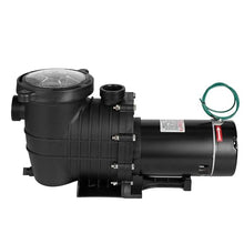 2HP Swimming Pool Filter Pump Motor W/Strainer Hi-Flo Aquarium Water Pumps For Ground Pool Purifier Water Circulation Pool Pump(1.5HP 115V-230V)