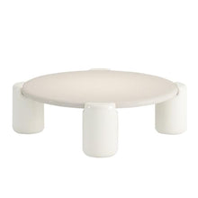 Living Room Table Nordic Round Coffee Table Simple Modern Small Apartment Living Room Cream Wabi Sabi Style Designer Creative Net Red Round Table Outdoor Side Table (Color : B Diameter 90cm)