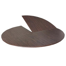 Innovz Fold-in Quarter Round Table Top in Walnut, Useful Banquet Tabletop Corner Storage, Family Kitchen Dinner Desktop with Metal Hardware, Easy Installation(170cm(67inch))
