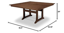 POLYWOOD® Dining Table, Teak