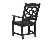 Martha Stewart by POLYWOOD® Chinoiserie 9-Piece Dining Set with Trestle Legs in Black