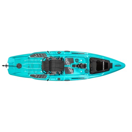 Wilderness Systems Recon 120 HD Fishing Kayak - 360 Degree ACES Seat & Helix PD™ Pedal Drive System - 12 ft - Aqua
