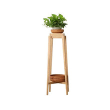 ZOCWJK Plant Stands,All Wood Flower Stand,Multi Purpose Coination Shelf Flower Pot Shelfnishings/Wood Color/100Cm,