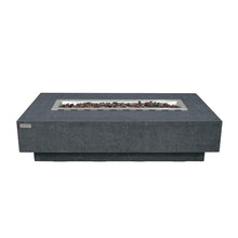 Elementi Hampton Propane Fire Pit Table Cast Concrete 56 x 32-in