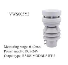 Aoleaby Wind Sensor, Digital Weather Station Air Quality Detector Environmental Monitoring ModbusRTU(VWS005Y3)