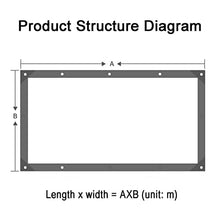 AYLYHD Outdoor Transparent Vinyl Curtain for Patio Furniture, Plastic Tarp Curtain Panel, Windproof Weatherproof Tarp Tarpaulin with Rustproof Grommets for Pergola,Porch (Color : 0.4mm, Size : 8x10m)