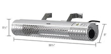 Global Industrial Infrared Patio Heater W/Remote Control, Wall/Ceiling Mount, 1500W, 120V