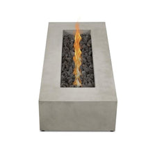 BBQGuys Signature La Valle 72-Inch Rectangle Propane Fire Table - Flint - 1591LP-FLNT