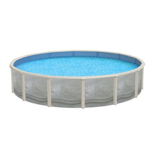 Blue Wave Trinity 21-ft Round 52-in Deep Steel Wall Above Ground Pool Package Gray