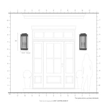 Livex Lighting 20208-01 Princeton Wall Lantern, Polished Chrome