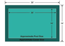 16' x 36' Rectangle Meyco PermaGuard Solid with Pump On-Ground Pool Safety Cover
