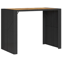 Garden Bar Table Black,Durable Garden Bar Table with Modern Design Outdoor Furniture for Gatherings and Social Events Patio Tables