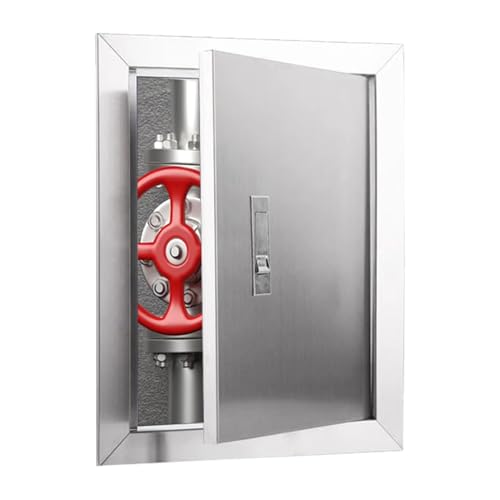 Blazea Outdoor Kitchen Access Door Stainless Steel, Plumbing Access Panel with Recessed Handle, Waterproof Anti-Rust Inspection Door Flush Mount(36x46in)