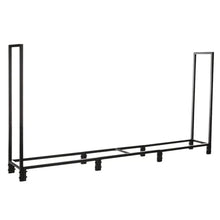 WXPWAMZ Large Outdoor Firewood Rack, Heavy Duty Firewood Stack Storage Rack for Fireplace Patio Deck, Tubular Steel Log Holder