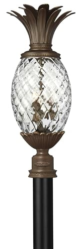 Hinkley Plantation Collection Three Light Outdoor Post Top/Pier Mount Copper Bronze