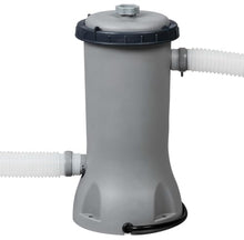 Bestway Power Steel Swim Vista Series II Above Ground Pool Set Grey Stone