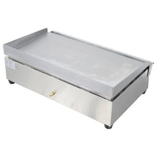 Banfluxion Natural Gas Grill Griddle 28.94"x16.14", Stainless Steel Countertop Flat Top with 2000Pa Low-Pressure Valve, 2-Zone Temperature Control 122-572°F for Home Camping Restaurant BBQ Teppanyaki