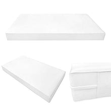 Prolinemax Full Size 5PC Pipe Trim Outdoor Daybed Cushion Set White