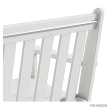 POLYWOOD Vineyard 60" Outdoor Patio Bench, White