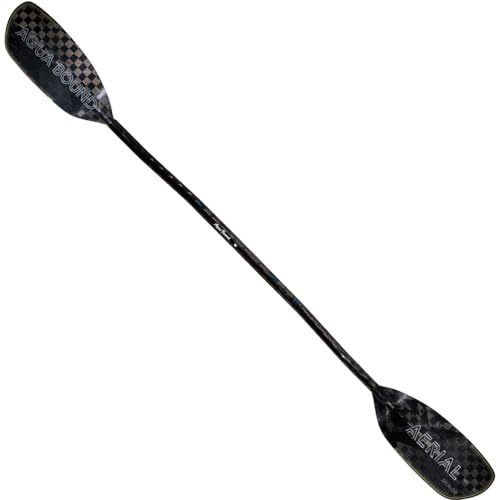 AQUA BOUND Aerial Minor Carbon Bent Shaft 1-Piece Kayak Paddle Black