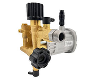 Annovi Reverberi RXV25G30D-EZ 3/4" D Version Hollow Shaft Replacement Pump 3000 PSI, 2.5 GPM, 3400 RPM Easy Start Valve Thermal Relief Valve Detergent Outlet Adjustable Unloader Triplex Plunger Pump